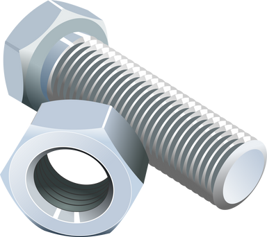 Screw and Bolt Illustration